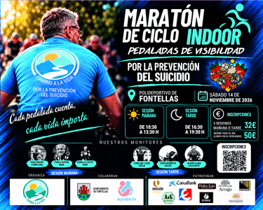 alt_im: I MARATÓN CICLO INDOOR PREVENCIÓN DEL SUICIDIO