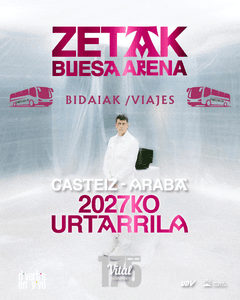 alt_im: Bidaiak ZETAK Buesa Arena 2027ko urtarrilaren 16a